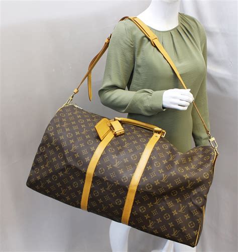 louis vuitton oversized travel bag|Keepall Bandoulière 60 Monogram Canvas .